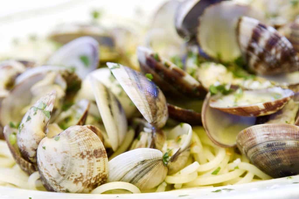 Spaghetti Vongole (met venusschelpen)