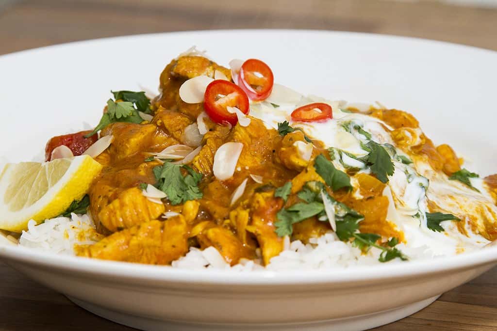 Curry met kip 'tikka masala'